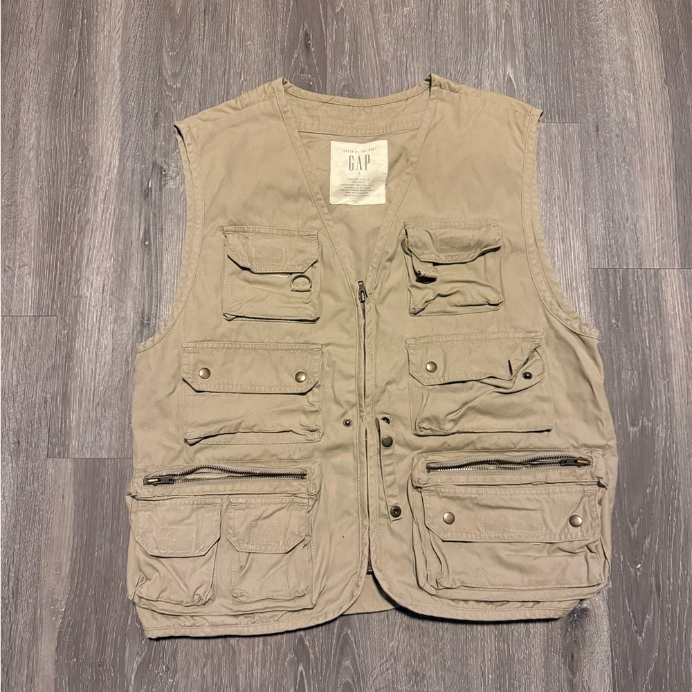 GAP Khaki Utility Vest